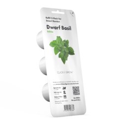 Dwarf Basil 3-Pack plants pods for Smart Garden